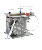 Machine d'étiquetage semi-automatique de coins de boîtes carrées de bureau LT-CL10