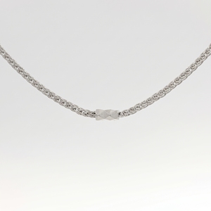 Collier unisexe en Pt950 avec motif queue de phénix tressé, fabrication et traitement de moules pour colliers unisexes - Product Image 3