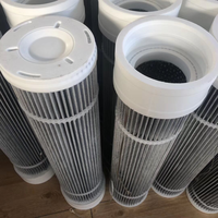 Élément filtrant de la poussière de fibre de polyester imperméable et antistatique pour le dessus de ciment du dépoussiérage de silo