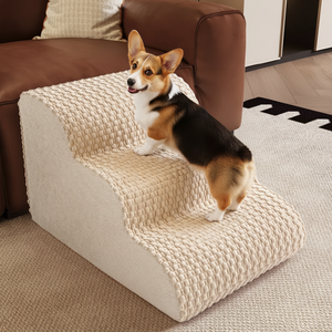 Rampe d'extérieur robuste pour animaux de compagnie avec housse amovible en polyester durable – Antidérapante <span class=keywords><strong>et</strong></span> portable - Product Image 3