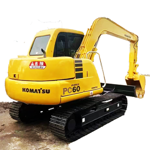 รถขุดตีนตะขาบโคมัตสึ PC60 6T มือสอง |   รถขุดมือสองญี่ปุ่นแท้ ใช้งานน้อย สำหรับงานดิน พร้อมหัวต่อแบบ Quick Coupler และหัวเจาะ - Product Image 1
