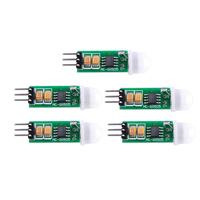 Modul Sensor Gerak PIR Inframerah Piroelektrik Tubuh Manusia HC-SR501 HC-SR505 AM312 SR602 RE200B RCWL-0516 untuk Keamanan