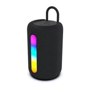 Portable <b>Bluetooth</b> <b>Speaker</b> With RGB Lighting Rechargeable Battery Outdoor Use Black - Product Image 1