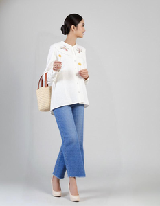 เสื้อผ้าบอรอง บัจู คูรุง โมเดน รุ่นไร้รอยต่อ ร.ป. 2025 พร้อมส่ง ราคาโรงงาน ผู้ผลิตโดยตรงจากโรงงาน รับผลิตแบบ OEM ทรงตรงเรียบง่าย - Product Image 2