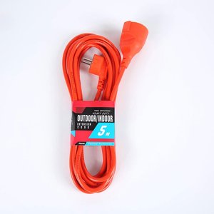 Cable de Extensión Eléctrico Schuko Macho a Hembra, 16A, 1.0mm² CCA, 2m, 5m, 10m, 20m, Naranja y Negro - Product Image 3