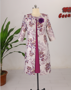 Robe longue grande taille deux pièces pour femme, tenue de cérémonie turque, robe africaine deux pièces - Product Image 4