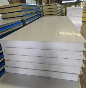 Heat Insulated Fireproof Polyurethane Cold Storage Clean Room Sandwich Panel for Wall/Roof/Ceiling/Partition