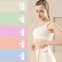 Bande de Résistance de Yoga en TPE Écologique et Durable Antidérapante, Lourde/Extra Légère, Personnalisable pour Pilates, Étirements et Entraînement Physique