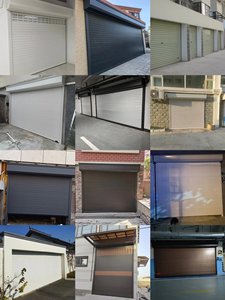 Porte à enroulement moderne en aluminium coupe-vent avec isolation thermique pour terrasse <span class=keywords><strong>de</strong></span> <span class=keywords><strong>café</strong></span> en vue sur la montagne, protection extérieure - Product Image 5