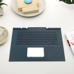 Reposamanos de repuesto para portátil para <span class=keywords><strong>DELL</strong></span> 15 7000 7566 <span class=keywords><strong>7567</strong></span> Teclado rojo retroiluminado en inglés de EE. UU. - Product Image 3