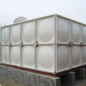 Tanque de Agua Reforzado de Fibra de Vidrio Industrial, Venta Directa de Fábrica, Tanque de Agua de Alta Resistencia - Product Image 1