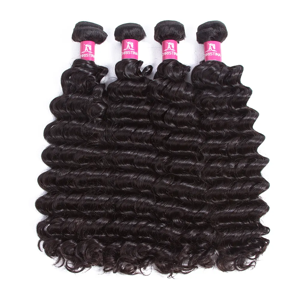 16 18 20 22 inches Original Peruvian Hair Weaves Pictures Deep Wave Curly 3 Bundles Deals