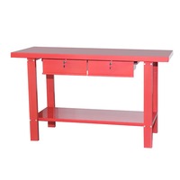 Banco de Trabajo Rojo Bytool con 2 Cajones, Acero de Alta Calidad, con Cerradura y Llave, Carro de Soldadura, Caja de Herramientas, Económico, OEM