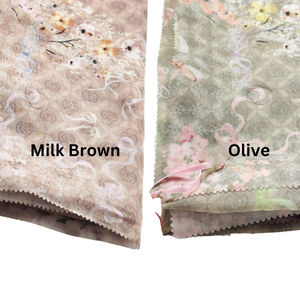 Hijab con estampado personalizado Reiko Series Ropa musulmana tradicional Hijab Bufanda de algodón Mangas cortas 10 colores Transpirable Adultos - Product Image 4