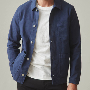 <strong>Men's</strong> <strong>Chore</strong> Jacket Organic Cotton Canvas Jacket for <strong>Men</strong> Customize Shirt Jackets Sustainable <strong>Mens</strong> <strong>Coat</strong> Top - Product Image 3