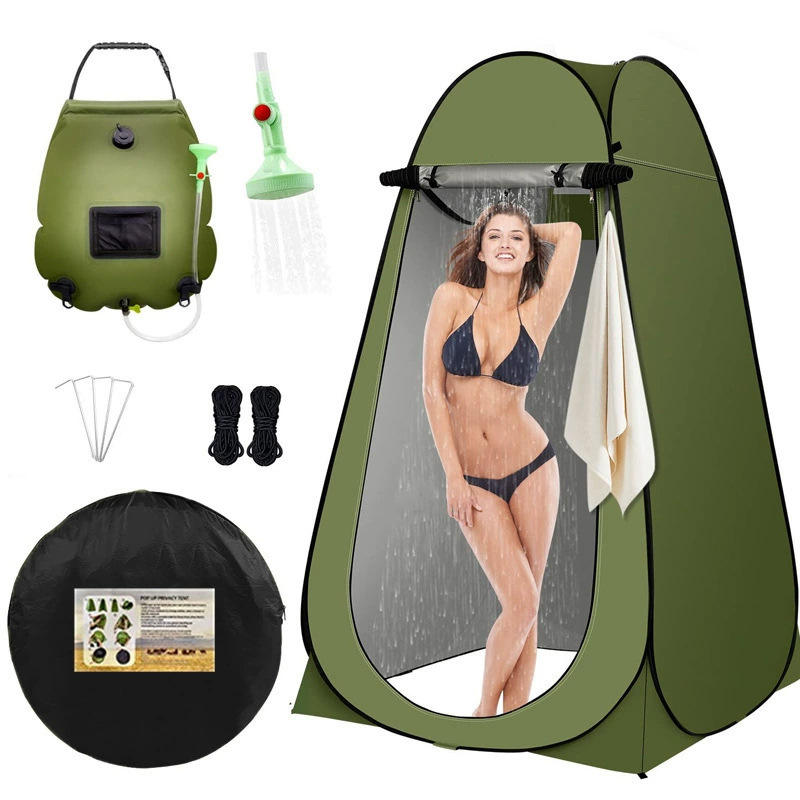 1.2-meter military green tent + military green shower bag