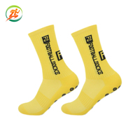 Chaussettes de football antidérapantes personnalisées pour hommes avec bande adhérente en nylon, chaussettes de sport professionnelles - Vente en gros