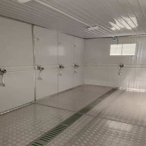 Lavabo de manos modular público de China personalizado, bloque de baño de pedestal, contenedor prefabricado, ducha de ablución, inodoros móviles portátiles - Product Image 5