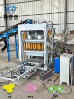 Nouvelle machine à fabriquer des blocs de ciment hydrauliques QT 4-30, machine à fabriquer des briques de ciment