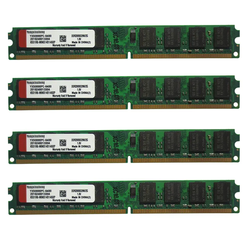 16GB 4X4GB PC2-6400 DDR2-800MHZ 240pin amd는 인텔 마더 보드 또는 cpu가 아닌 amd에서만 데스크탑 메모리 Ram 1.8V sdram을 전용