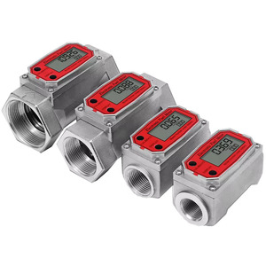 Турбинный расходомер Cavitt с защитой от помех, из алюминиевого сплава, точность 0,5% для дизельного топлива, бензина, метанола, керосина, воды - Product Image 1