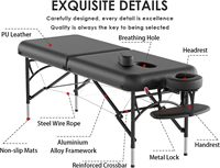 Meilleure qualité aluminium pliable Portable Camilla Para Masaje Spa lit Camillas De Masajes lits Table De Massage