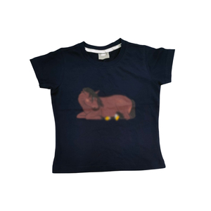 Camiseta de Algodón de Alta Calidad para Mujer, con Logotipo Estampado, Manga Corta, Cuello Redondo, Corte Regular, Transpirable, Informal, Veraniega, Elegante - Product Image 1