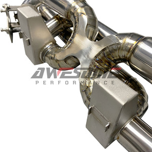 Échappement performant de qualité supérieure, échappement à soupapes OEM d'usine, échappement Catback pour Porsche <span class=keywords><strong>911</strong></span> 992 <span class=keywords><strong>Carrera</strong></span> 3.0T 2019- Acier inoxydable 304 - Product Image 4