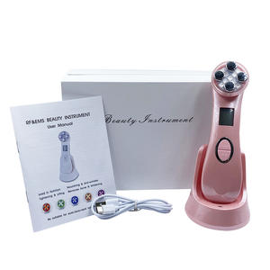 SHOmfrs fábrica de alta frecuencia <span class=keywords><strong>terapia</strong></span> de luz roja cara cuello microcorriente uso doméstico máquina de estiramiento de la piel OEM/ODM piel personalizada - Product Image 3