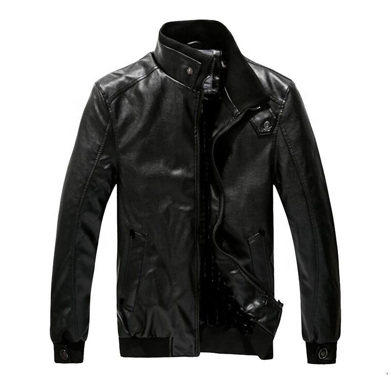 High Quality Leather Jackets Men's Stand Collar Leather Jackets Women Large Size Best Quality Leather Jackets Men 