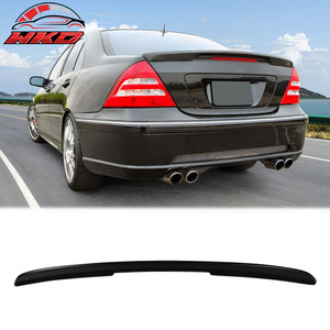 Convient pour Benz W203 Classe C berline 2001-2007, becquet de coffre style AMG, non peint, noir - Product Image 1