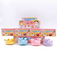 Jouets anti-stress personnalisés en gros : Canards simulés collants, animaux mignons, jouets sensoriels pour réduire l'anxiété, jouets souples à presser et à rebondir