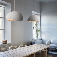 Nordique moderne Wabi Sabi suspension lampe nuage industriel lustre japonais en petite forme ovale