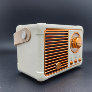 Haut-parleur Bluetooth rétro HM11, mini haut-parleur portable stéréo sans fil avec radio FM pour téléphone et <span class=keywords><strong>ordinateur</strong></span> - Product Image 2
