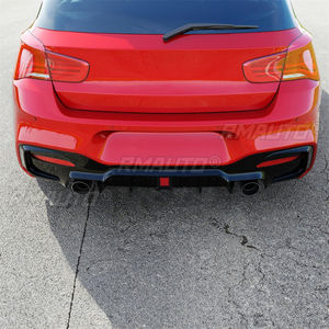 For BMW 1er M Sport F20 F21 M135i M140i E92 E93 335I Rear Bumper Lip <b>Diffuser</b> With <b>LED</b> Rear Spoiler Auto Exterior Accessories - Product Image 6