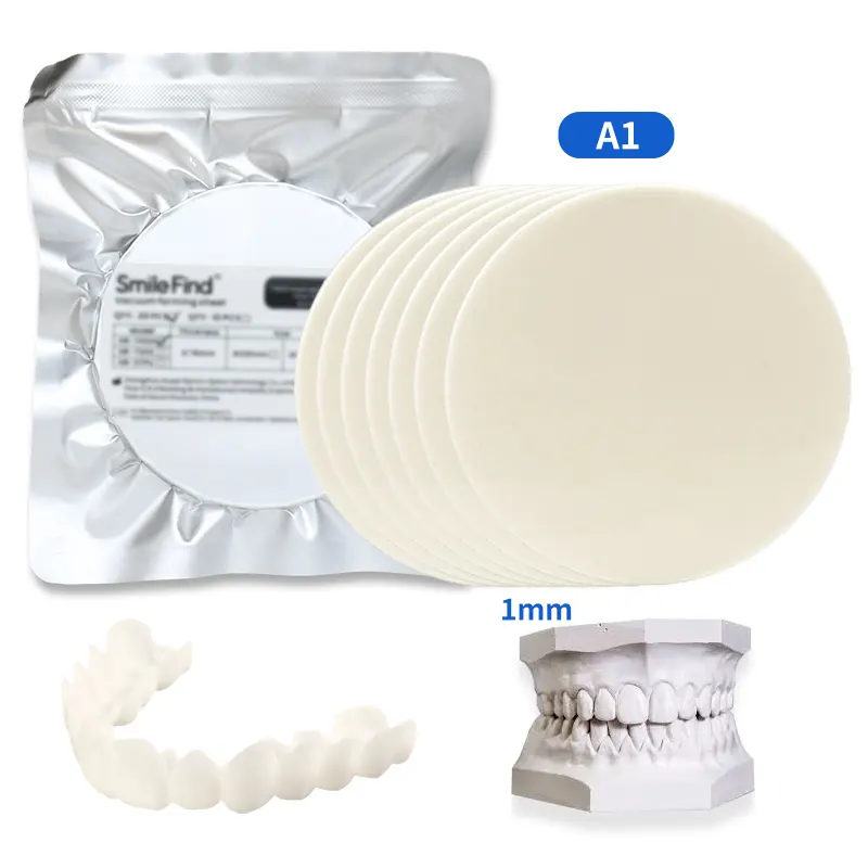 Thermoforming lembar pemotong ortodontic, pelurus gigi untuk Penyelaras gigi, bahan pembentuk vakum ortodontik