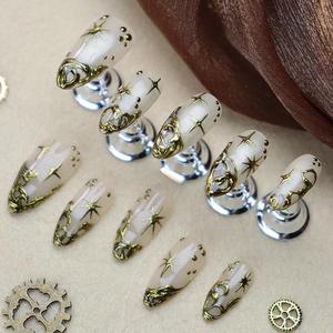 纯手工小众轻奢华指甲手指应用的爆炸性风格 - Product Image 6