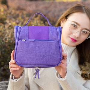 Solid Color <b>Toiletry</b> <b>Bag</b> Portable Cosmetic Storage <b>Bag</b> <b>Travel</b> Storage <b>Bag</b> Customized LOGO - Product Image 6