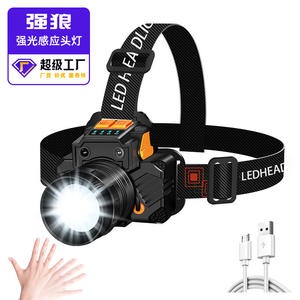 Lampe frontale LED rotative T6 avec zoom, 2000 mH, rechargeable, luminosité réglable, pour la pêche nocturne en extérieur, avec charge USB - Product Image 5