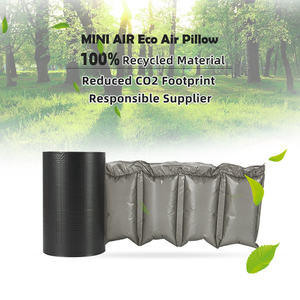 Different size <b>Black</b> 100% Recycled Inflatable Air <b>Pillows</b> Roll With Hassle-Free Inflation Machine - Product Image 3