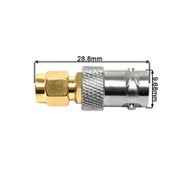 Adaptador SMA Macho a BNC Hembra