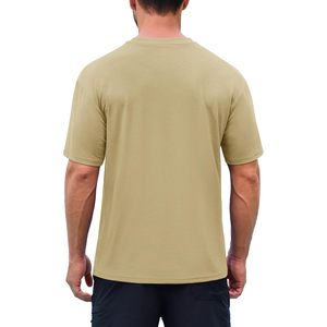Cotrasen T-shirt à manches courtes en coton léger à séchage rapide pour homme UPF 50 + haut de protection solaire pour l'extérieur - Product Image 2