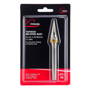 Fresa Rotativa Cónica de Carburo Sólido de 16 mm x 25 mm x 6 mm para Tareas de Corte y Modelado de Precisión - Product Image 2