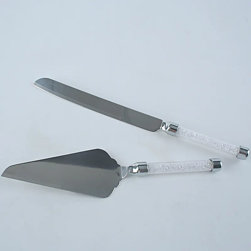Wholesale Friendly Feature elegant stainless steel cheese bali-song inox knife with diamond for dinner party