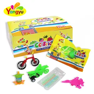 Cheap Surprise Toy with Fruits CC stick Candy