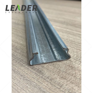 Accessoire pour serre agricole, bâche, filet anti-insectes, <span class=keywords><strong>fixation</strong></span> de film, profil en U en acier galvanisé 0,7 avec fil ondulé - Product Image 5