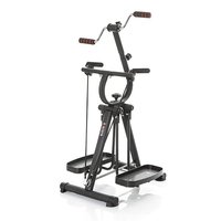 Alat Fitness Indoor Air Walker Gym yang Menggabungkan Fitur Elliptical dan Sepeda Statis, Terbuat dari Busa dan Baja yang Tahan Lama
