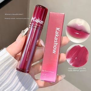 ลิปกลอสกันน้ำวีแกนแบบผลิตภายใต้แบรนด์ส่วนตัว ขายส่งจำนวนมาก คุณภาพสูง ติดทนนาน ลิปสติกบำรุงริมฝีปาก ลิปบาล์มแบบกำหนดเองได้ - Product Image 1