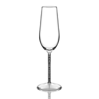 Verre à vin sur pied en borosilicate soufflé à la main, moderne et luxueux, vente en gros, approvisionnement en vrac, OEM, gobelet personnalisé, distributeur de mariage, Silk