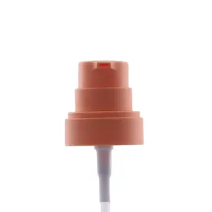 Hot selling custom plastic liquid foundation dispenser pump body treatment pump with plastic cap